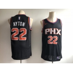 Men's Phoenix Suns #22 Deandre Ayton Black Nike Swingman Stitched NBA Jersey