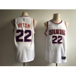Men's Phoenix Suns #22 Deandre Ayton White Nike Swingman Stitched NBA Jersey