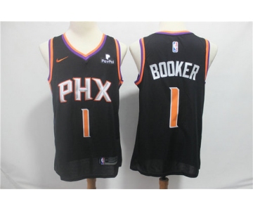 Men's Phoenix Suns Devin 1 Booker Nike Black 2019 Swingman City Edition Jersey