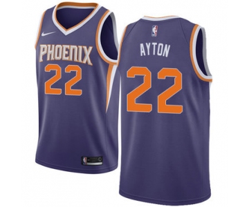 Nike Phoenix Suns #22 Deandre Ayton Purple NBA Swingman Icon Edition Jersey