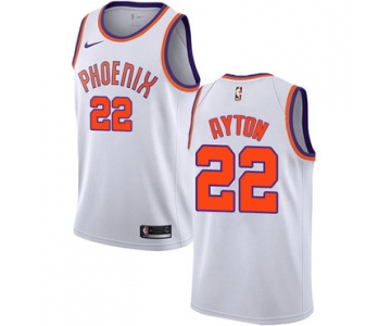 Nike Phoenix Suns #22 Deandre Ayton White NBA Swingman Association Edition Jersey