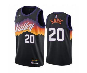 Nike Suns #20 Dario Saric Black NBA Swingman 2020-21 City Edition Jersey