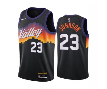 Nike Suns #23 Cameron Johnson Black NBA Swingman 2020-21 City Edition Jersey