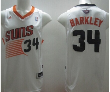 Phoenix Suns #34 Charles Barkley Revolution 30 Swingman White Jersey