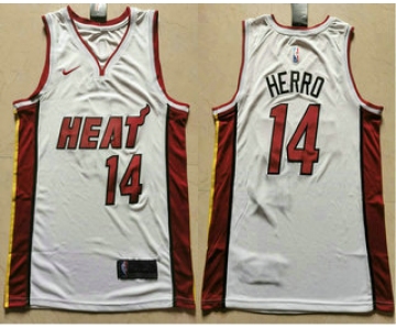 Men's Miami Heat #14 Tyler Herro White 2019 Nike Swingman Stitched NBA Jersey