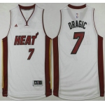 Men's Miami Heat #7 Goran Dragic Revolution 30 Swingman 2014 New White Jersey