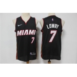 Men's Miami Heat #7 Kyle Lowry Black Nike 75th Anniversary Diamond 2021 Stitched Jersey