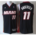 Miami Heat #11 Chris Andersen Revolution 30 Swingman 2013 Black Jersey