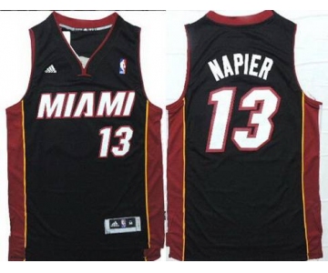 Miami Heat #13 Shabazz Napier Revolution 30 Swingman Black Jersey