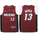 Miami Heat #13 Shabazz Napier Revolution 30 Swingman Red Jersey