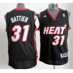 Miami Heat #31 Shane Battier Revolution 30 Swingman Black Jersey