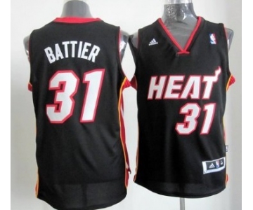 Miami Heat #31 Shane Battier Revolution 30 Swingman Black Jersey