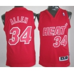 Miami Heat #34 Ray Allen Revolution 30 Swingman Red Big Color Jersey