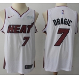 Nike Miami Heat #7 Goran Dragic White NBA Swingman Association Edition Jersey