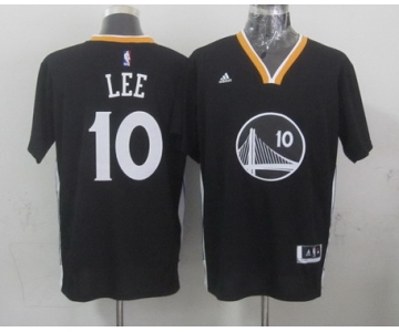 Golden State Warriors #10 David Lee Revolution 30 Swingman 2014 New Black Short-Sleeved Jersey