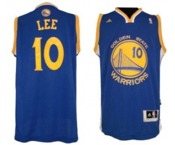 Golden State Warriors #10 David Lee Revolution 30 Swingman Blue Jersey