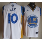 Golden State Warriors #10 David Lee Revolution 30 Swingman White Jersey