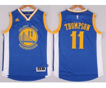 Golden State Warriors #11 Klay Thompson Revolution 30 Swingman 2014 New Blue Jersey