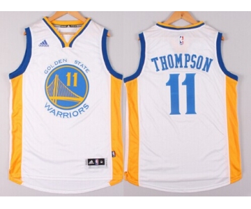 Golden State Warriors #11 Klay Thompson Revolution 30 Swingman 2014 New White Jersey