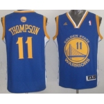 Golden State Warriors #11 Klay Thompson Revolution 30 Swingman Blue Jersey