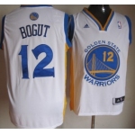 Golden State Warriors #12 Andrew Bogut Revolution 30 Swingman White Jersey