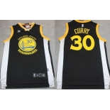 Golden State Warriors #30 Stephen Curry Hardwood Classic Swingman Black Jersey