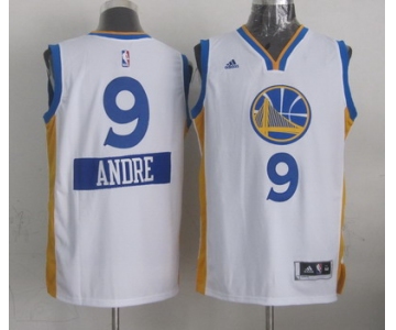 Golden State Warriors #9 Andre Iguodala Revolution 30 Swingman 2014 Christmas Day White Jersey