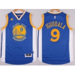 Golden State Warriors #9 Andre Iguodala Revolution 30 Swingman 2014 New Blue Jersey