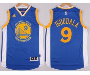 Golden State Warriors #9 Andre Iguodala Revolution 30 Swingman 2014 New Blue Jersey