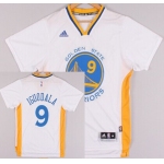 Golden State Warriors #9 Andre Iguodala Revolution 30 Swingman 2014 New White Short-Sleeved Jersey