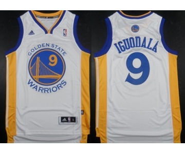 Golden State Warriors #9 Andre Iguodala Revolution 30 Swingman White Jersey