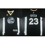 Men's Golden State Warriors #23 Draymond Green Revolution 30 Swingman 2014 New Black Short-Sleeved Jersey