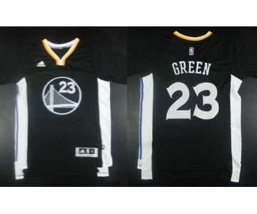 Men's Golden State Warriors #23 Draymond Green Revolution 30 Swingman 2014 New Black Short-Sleeved Jersey