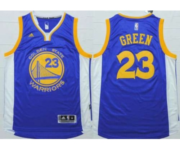 Men's Golden State Warriors #23 Draymond Green Revolution 30 Swingman 2014 New Blue Jersey