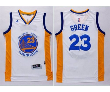 Men's Golden State Warriors #23 Draymond Green Revolution 30 Swingman 2014 New White Jersey