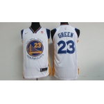 Men's Golden State Warriors #23 Draymond Green White 2017-2018 Nike Swingman Rakuten Stitched NBA Jersey