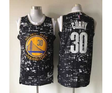 Men's Golden State Warriors #30 Stephen Curry 2015 Urban Luminous Fashion Jersey
