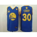 Men's Golden State Warriors #30 Stephen Curry Chinese Blue Nike Authentic Jersey