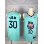 Men's Golden State Warriors #30 Stephen Curry Green 2020 Nike Swingman NEW Stitched NBA Jersey