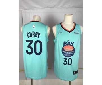 Men's Golden State Warriors #30 Stephen Curry Green 2020 Nike Swingman NEW Stitched NBA Jersey