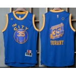 Men's Golden State Warriors #35 Kevin Durant Blue The City Revolution 30 Swingman Basketball Jersey