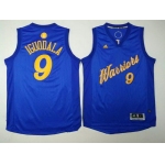 Men's Golden State Warriors #9 Andre Iguodala Blue Stitched NBA Adidas Revolution 30 Swingman Jersey