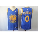 Men's Nike Golden StateWarriors #0 DeMarcus Cousins Royal Nike Swingman Jersey