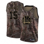 Nike Golden State Warriors #15 Latrell Sprewell Camo NBA Swingman Realtree Collection Jersey