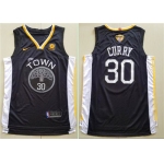 Nike Golden State Warriors #30 Stephen Curry Black City Edition 2018 NBA Finals Nike Swingman Jersey