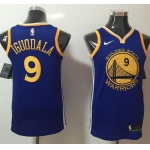 Nike Golden State Warriors #9 Andre Iguodala Blue NBA Swingman Icon Edition Jersey