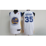 Nike NBA Golden State Warriors #35 Kevin Durant Jersey 2017-18 New Season White Jersey