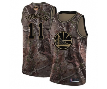 Warriors #11 Klay Thompson Camo 2019 Finals Bound Basketball Swingman Realtree Collection Jersey