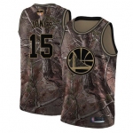 Warriors #15 Damian Jones Camo 2019 Finals Bound Basketball Swingman Realtree Collection Jersey