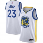 Warriors #23 Draymond Green White Basketball Swingman Association Edition 2019-2020 Jersey